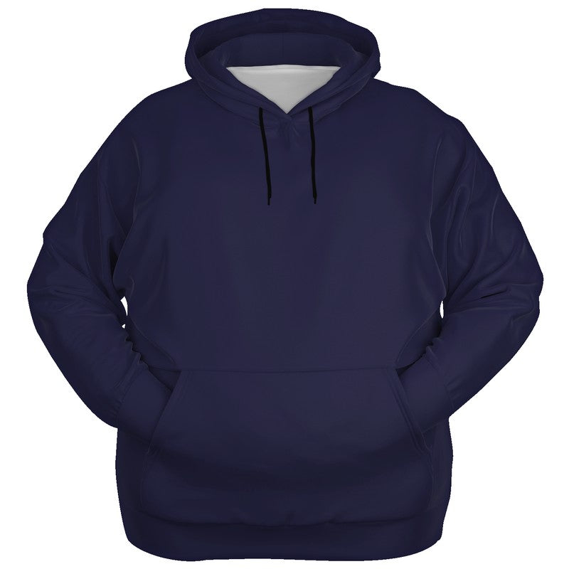 Dark Fully-Muted Indigo Hoodie PLUS (PUI2-FM-DA) - Ghost Front PLUS