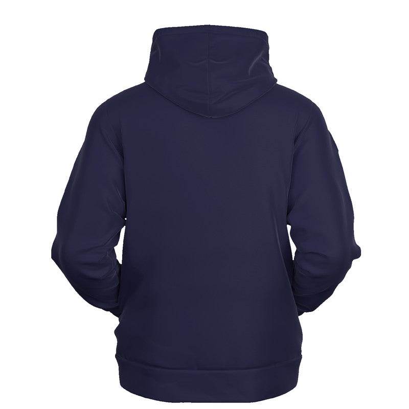 Dark Fully-Muted Indigo Hoodie (PUI2-FM-DA) - Ghost Back