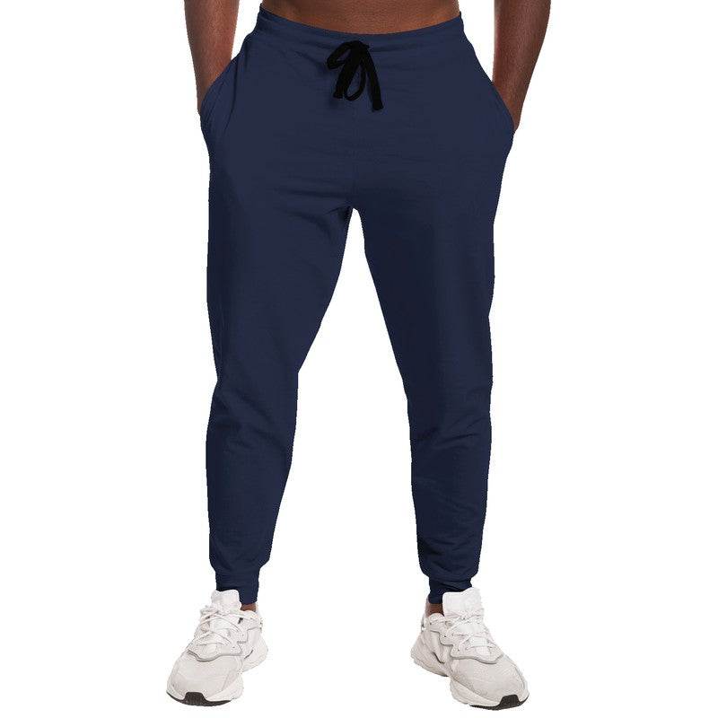 Dark Fully-Muted Indigo Joggers (I-FM-DA) - Man Front