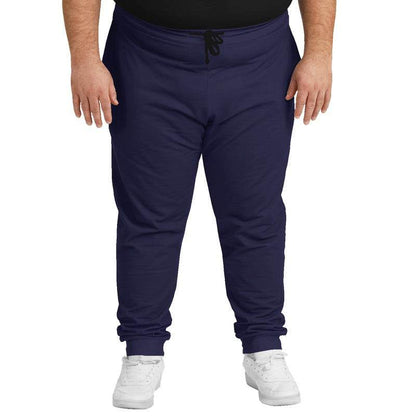 Dark Fully-Muted Indigo Joggers PLUS (PUI2-FM-DA) - Man Front PLUS