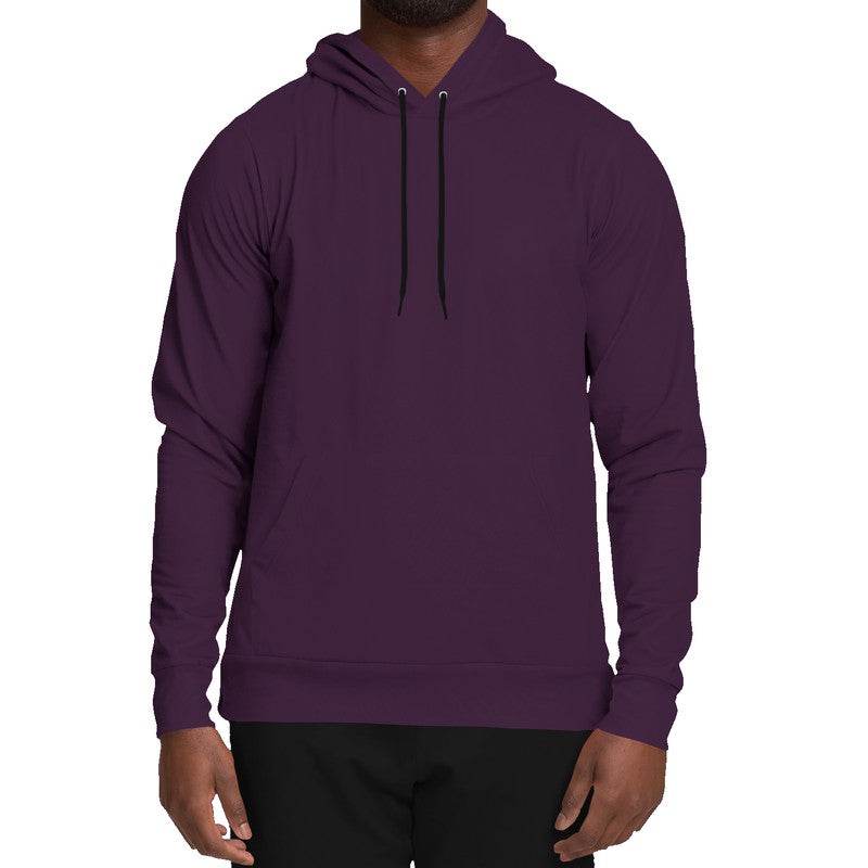 Dark Fully-Muted Magenta Hoodie (M-FM-DA) - Man Front