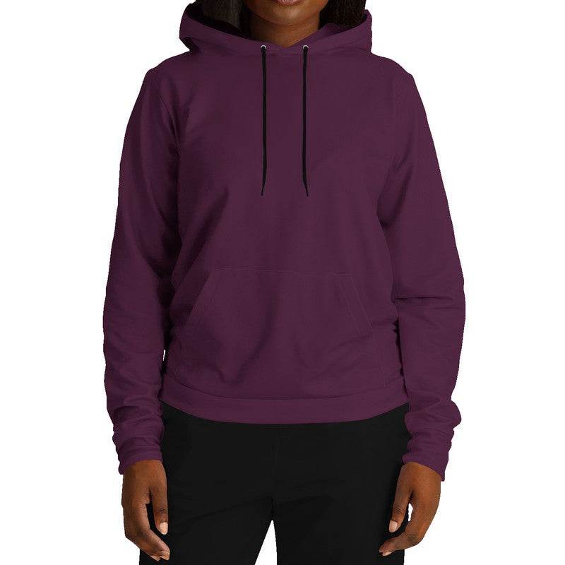 Dark Fully-Muted Magenta Hoodie (PIM2-FM-DA) - Woman Front