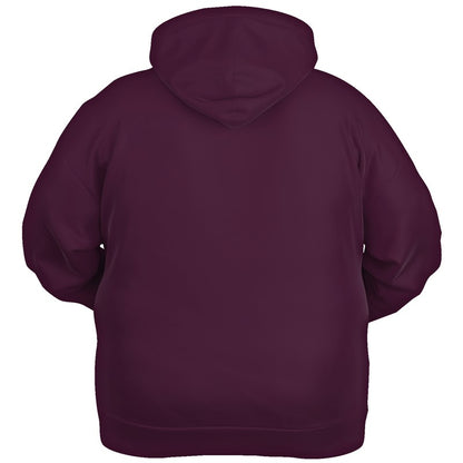 Dark Fully-Muted Magenta Hoodie PLUS (PIM2-FM-DA) - Ghost Back PLUS