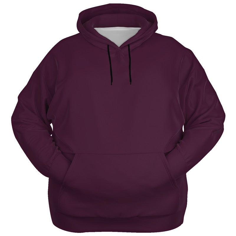 Dark Fully-Muted Magenta Hoodie PLUS (PIM2-FM-DA) - Ghost Front PLUS