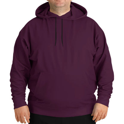 Dark Fully-Muted Magenta Hoodie PLUS (PIM2-FM-DA) - Man Front PLUS