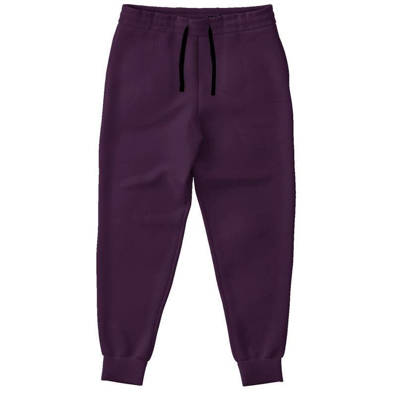 Dark Fully-Muted Magenta Joggers (M-FM-DA) - Front