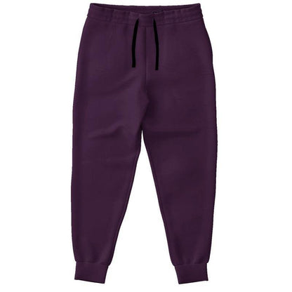 Dark Fully-Muted Magenta Joggers (M-FM-DA) - Front