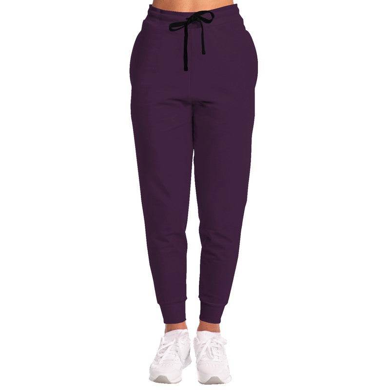 Dark Fully-Muted Magenta Joggers (M-FM-DA) - Woman Front