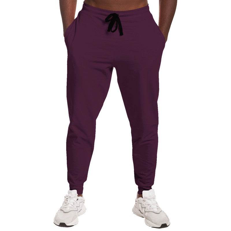 Dark Fully-Muted Magenta Joggers (PIM2-FM-DA) - Man Front