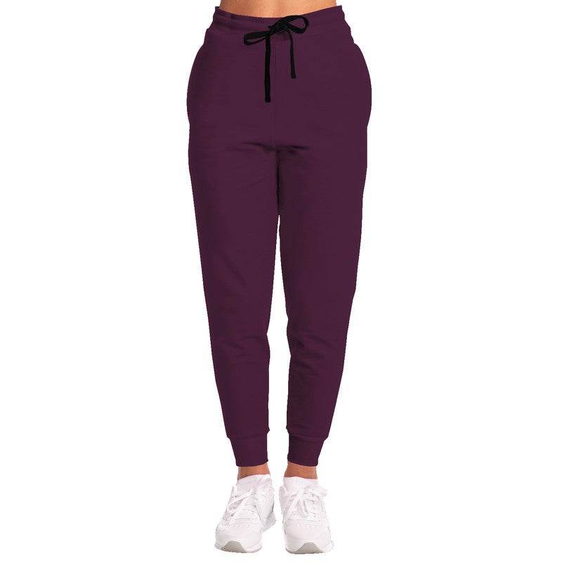 Dark Fully-Muted Magenta Joggers (PIM2-FM-DA) - Woman Front