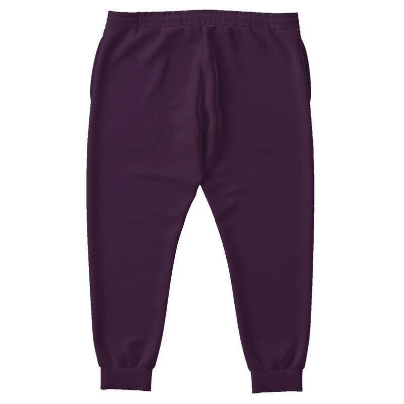 Dark Fully-Muted Magenta Joggers PLUS (M-FM-DA) - Back PLUS