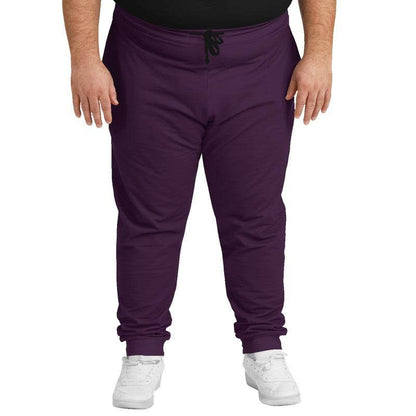 Dark Fully-Muted Magenta Joggers PLUS (M-FM-DA) - Man Front PLUS