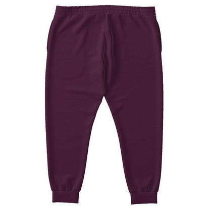 Dark Fully-Muted Magenta Joggers PLUS (PIM2-FM-DA) - Back PLUS