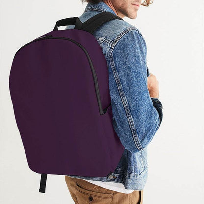 Dark Fully-Muted Magenta Waterproof Backpack (M-FM-DA) - Man CloseUp