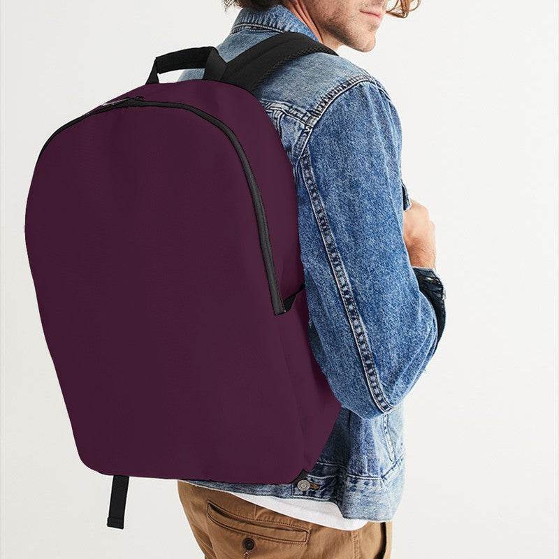 Dark Fully-Muted Magenta Waterproof Backpack (PIM2-FM-DA) - Man CloseUp