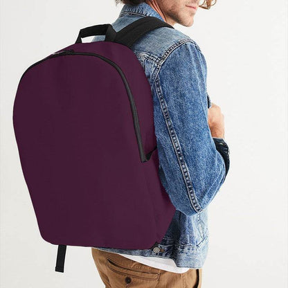 Dark Fully-Muted Magenta Waterproof Backpack (PIM2-FM-DA) - Man CloseUp