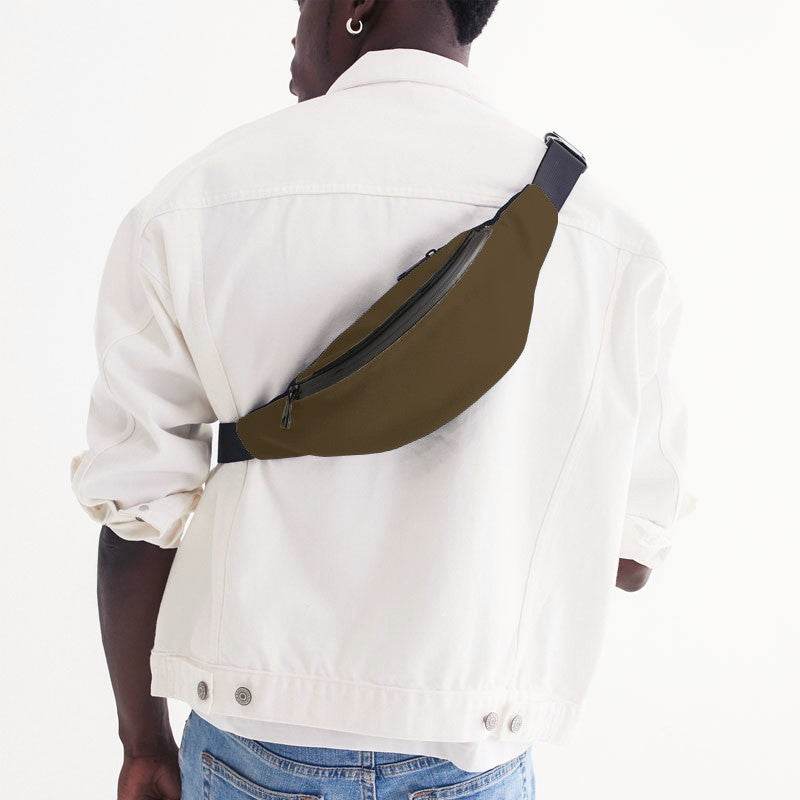 Dark Fully-Muted Orange Belt Bag (YO2-FM-DA) - Man Back