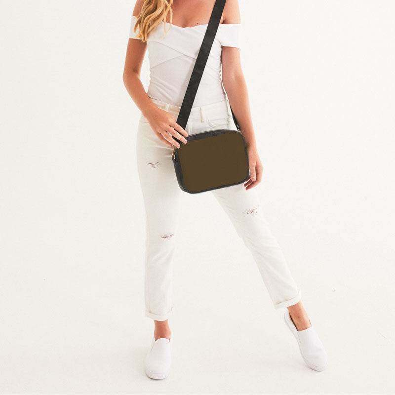 Dark Fully-Muted Orange Crossbody Bag (YO2-FM-DA) - Woman Front
