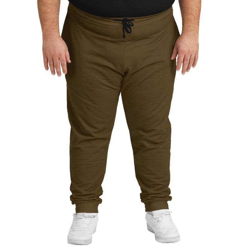 Dark Fully-Muted Orange Joggers PLUS (YO2-FM-DA) - Man Front PLUS