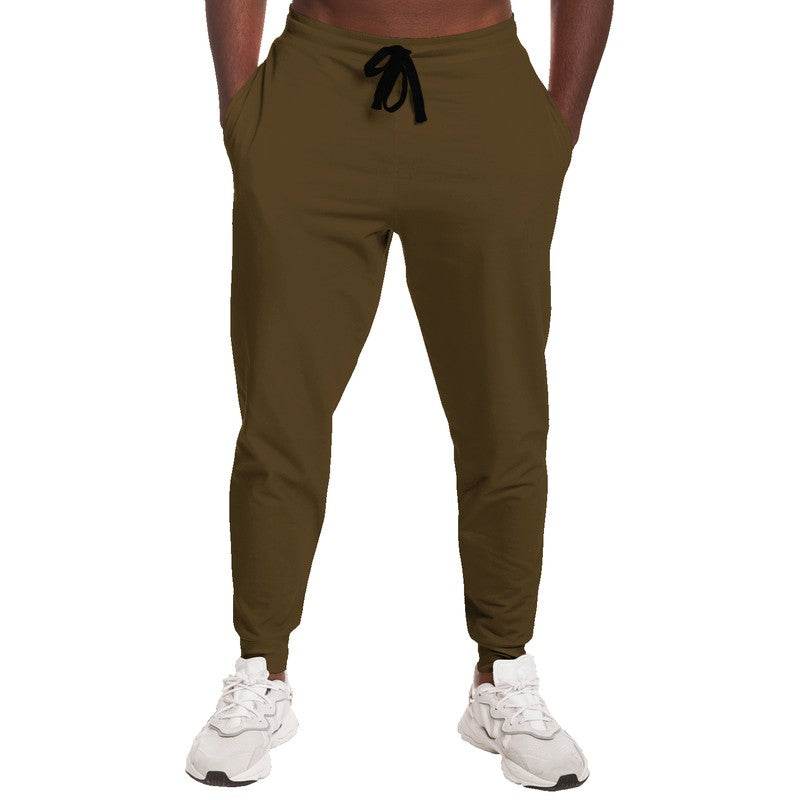 Dark Fully-Muted Orange Joggers (YO2-FM-DA) - Man Front