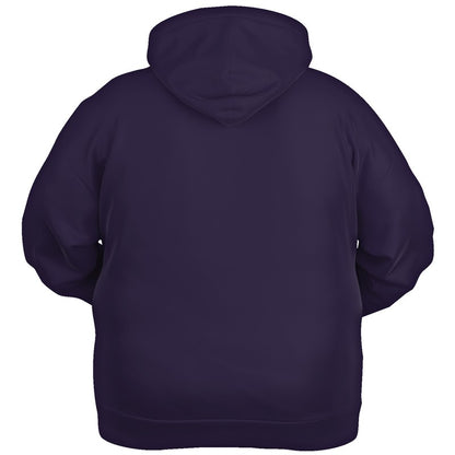 Dark Fully-Muted Purple Hoodie PLUS (PU-FM-DA) - Ghost Back PLUS