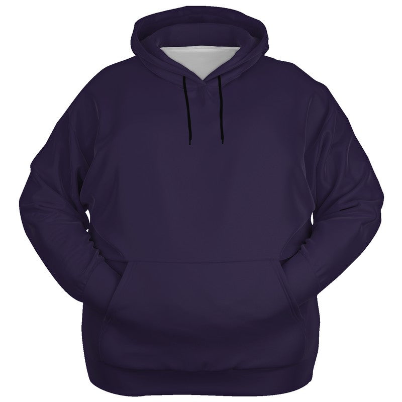 Dark Fully-Muted Purple Hoodie PLUS (PU-FM-DA) - Ghost Front PLUS