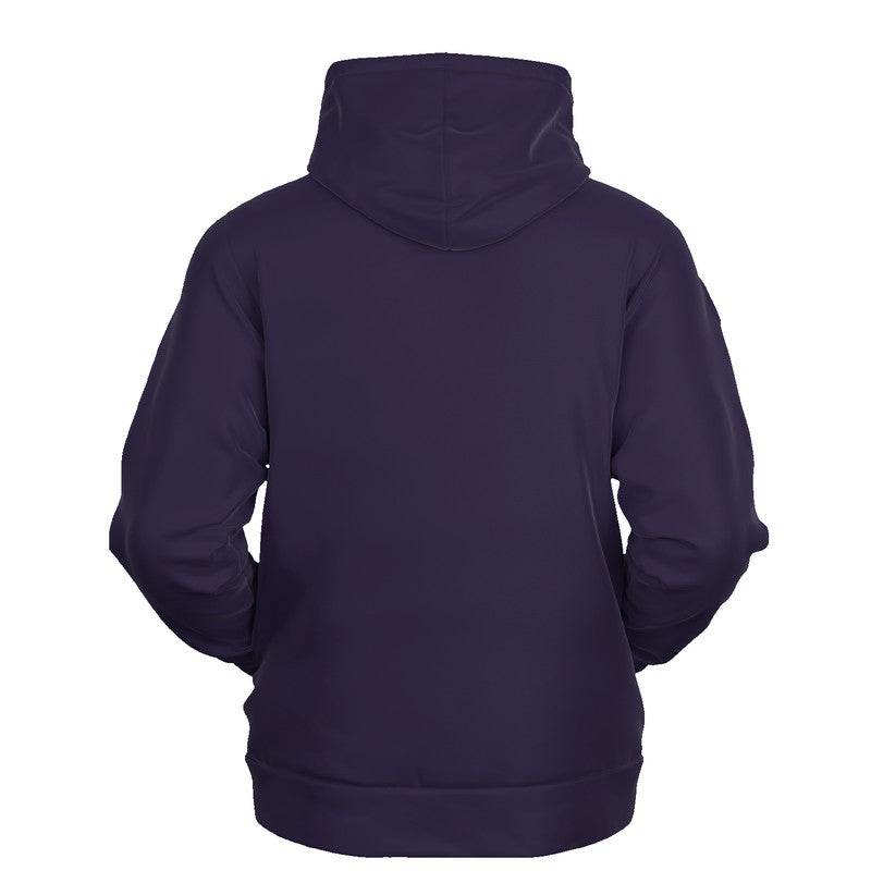 Dark Fully-Muted Purple Hoodie (PU-FM-DA) - Ghost Back