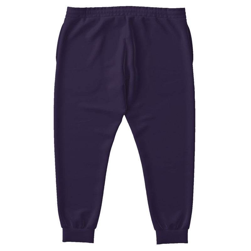 Dark Fully-Muted Purple Joggers PLUS (PU-FM-DA) - Back PLUS