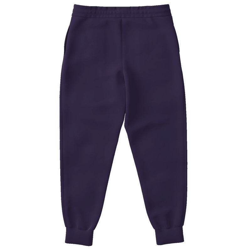 Dark Fully-Muted Purple Joggers (PU-FM-DA) - Back