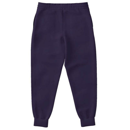 Dark Fully-Muted Purple Joggers (PU-FM-DA) - Back
