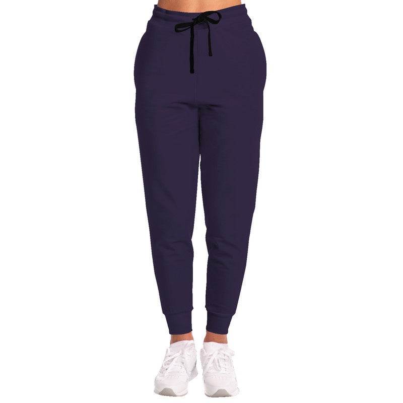Dark Fully-Muted Purple Joggers (PU-FM-DA) - Woman Front