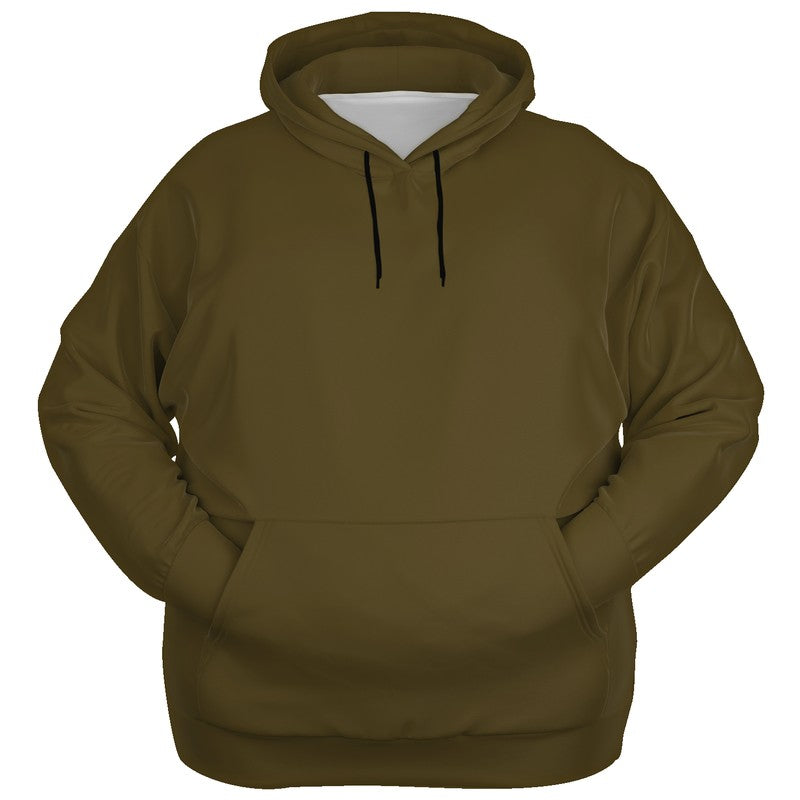Dark Fully-Muted Yellow Hoodie PLUS (Y-FM-DA) - Ghost Front PLUS
