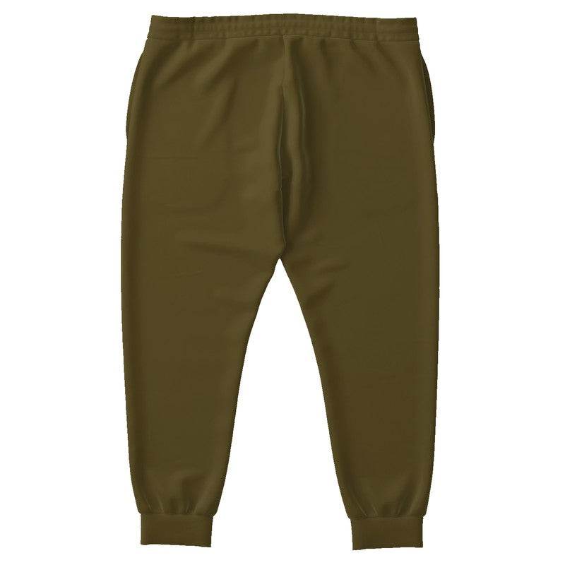 Dark Fully-Muted Yellow Joggers PLUS (Y-FM-DA) - Back PLUS