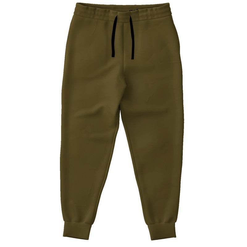 Dark Fully-Muted Yellow Joggers (Y-FM-DA) - Front
