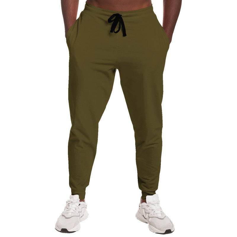 Dark Fully-Muted Yellow Joggers (Y-FM-DA) - Man Front