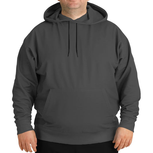 Dark Gray Hoodie PLUS (N-FN-MD) - Man Front PLUS