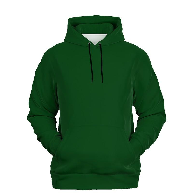 Dark Green Hoodie (C100M0Y100K80) - Ghost Front