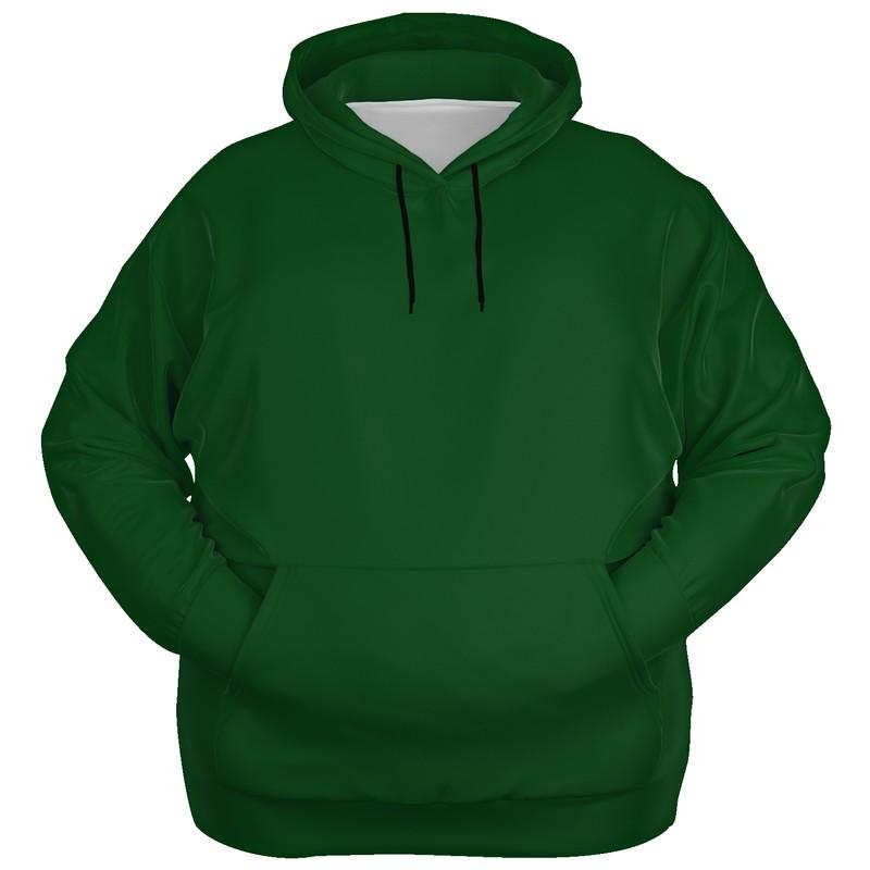 Dark Green Hoodie (C100M0Y100K80) - Ghost Front PLUS