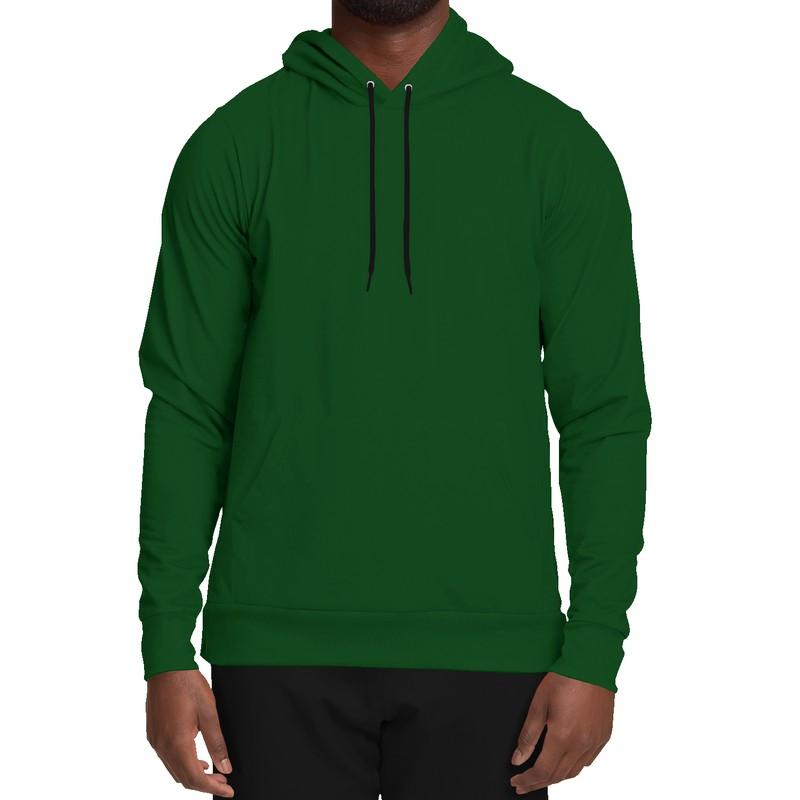 Dark Green Hoodie (C100M0Y100K80) - Man Front