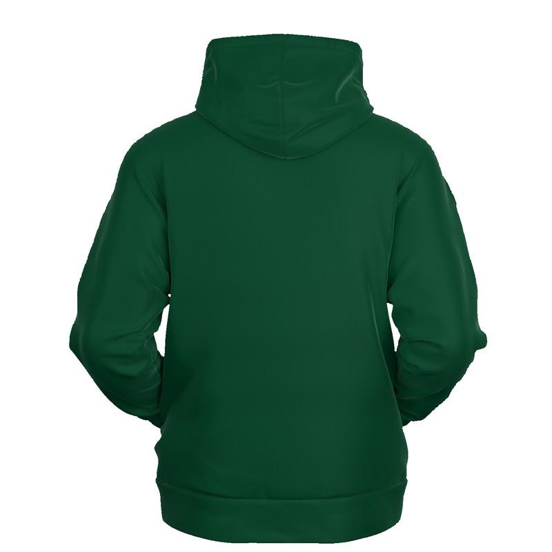 Dark Green Hoodie (C100M0Y75K80) - Ghost Back