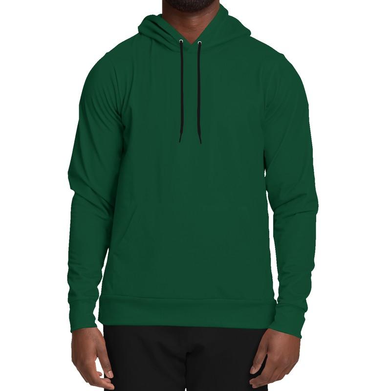 Dark Green Hoodie (C100M0Y75K80) - Man Front