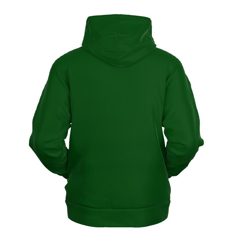 Dark Green Hoodie (C75M0Y100K80) - Ghost Back