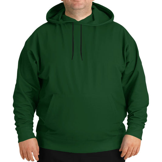 Dark Green Hoodie PLUS (G-MU-DE) - Man Front PLUS