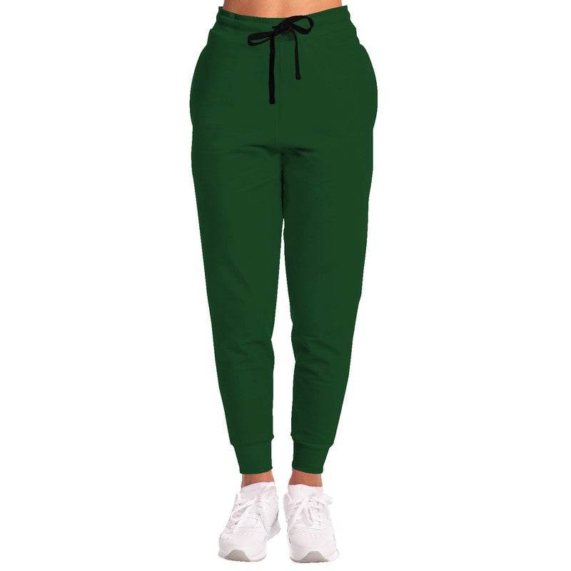 Dark Green Joggers (G-MU-DE) - Woman Front