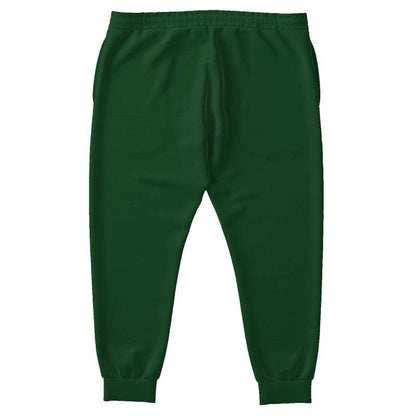 Dark Green Joggers PLUS (G-MU-DE) - Back PLUS