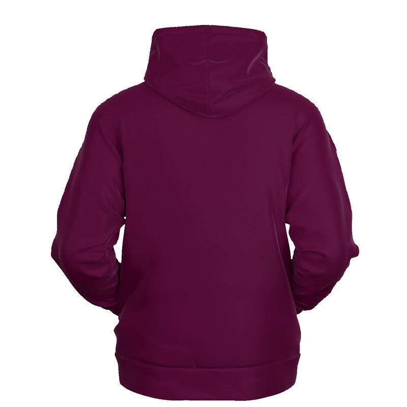 Dark Magenta Hoodie (C12M100Y0K80) - Ghost Back