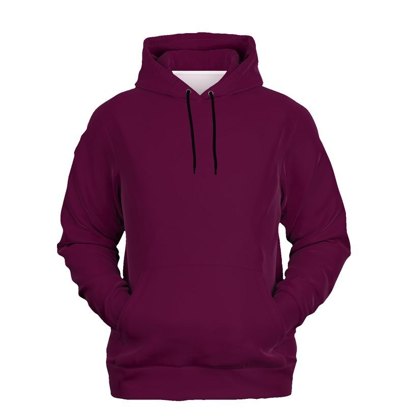 Dark Magenta Hoodie (C12M100Y0K80) - Ghost Front