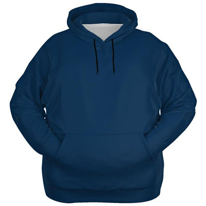 Dark Midtone Blue Hoodie (C80M40Y0K80) - Ghost Front PLUS