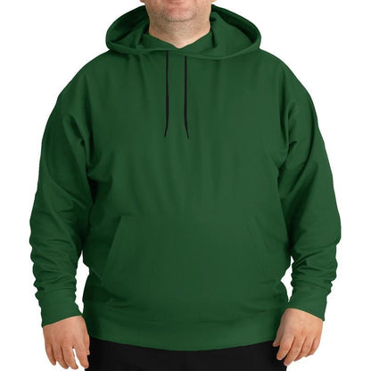 Dark Midtone Green Hoodie (C60M0Y80K80) - Man Front PLUS