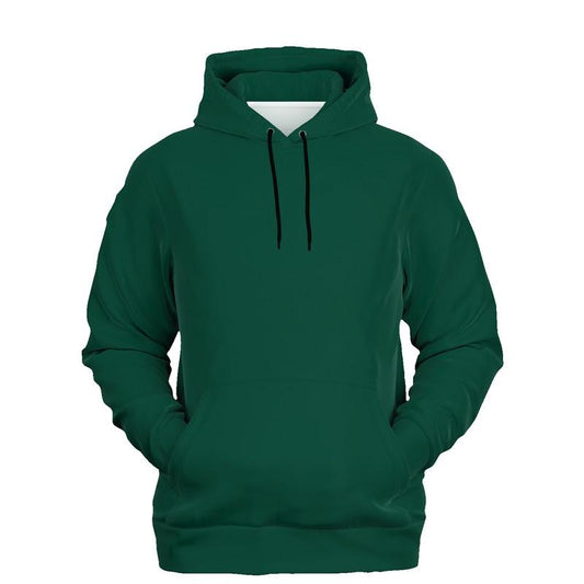 Dark Midtone Green Hoodie (C80M0Y60K80) - Ghost Front